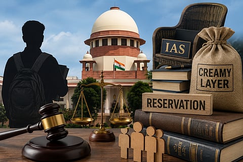 IAS आईवडिलांच्या मुलांना आरक्षण कशाला? क्रिमी लेयर सुनावणीदरम्यान सर्वोच्च न्यायालयाचा सवाल