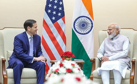 मोदींना अमेरिकेचे निमंत्रण; मार्को रुबिओंनी घेतली पंतप्रधानांची भेट