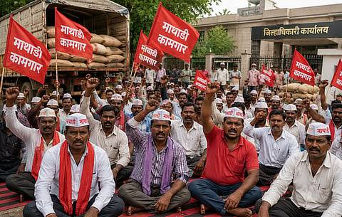 दहा हजार माथाडींसमोर बेकारीचा धोका; जिल्हाधिकारी कार्यालयांसमोर करणार आंदोलन