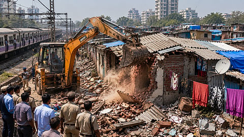 मध्य रेल्वेही करणार अतिक्रमणविरोधात कारवाई; ५ लाख चौरस मीटर जागेवर अतिक्रमण, १६ हजारांहून अधिक अनधिकृत घरे