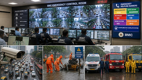 वाहतुकीवर १२ हजार CCTV कॅमेऱ्यांची नजर; बचाव पथके, हेल्पलाइन नंबर कार्यान्वित; BMC चा आपत्कालीन विभाग सज्ज