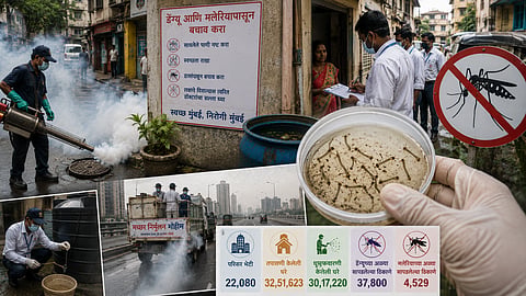मुंबईत मलेरिया, डेंग्यूचा धोका; ४२ हजार ठिकाणी सापडल्या मलेरिया, डेंग्यूच्या अळ्या; ३२ लाख ५१ हजार ६२३ घरांची तपासणी