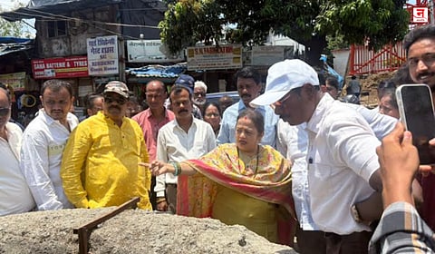 Mumbai : अंधेरी सबवे तुंबल्याने नालेसफाईची पोलखोल; विरोधी पक्षनेत्या किशोरी पेडणेकर यांचा हल्लाबोल