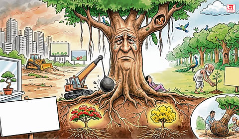 ॥ वृक्षवल्ली आम्हा परके वनचरे ॥