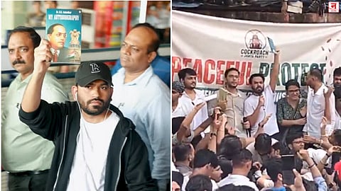 'झुरळे' अखेर रस्त्यावर! कॉकरोच पार्टीचे जंतरमंतरवर आंदोलन; धर्मेंद्र प्रधानांना राजीनाम्यासाठी ७ दिवसांची मुदत