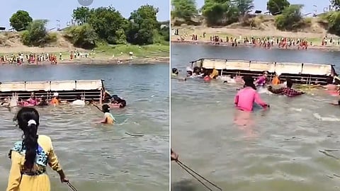 बीड : गोदावरीत भाविकांची बोट उलटली; दोन महिलांचा दुर्दैवी मृत्यू