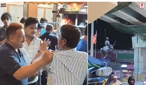 Mira Road : छत्रपती शिवाजी महाराजांच्या पुतळ्याजवळ मद्यपान करणाऱ्यांना मनसेचा दणका; VIDEO व्हायरल