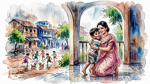 चौकटीपलीकडचा पाऊस