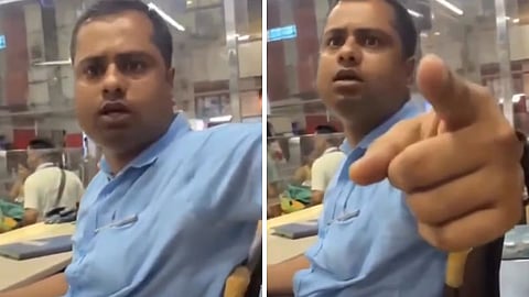 'नहीं बोलूंगा मराठी!'; मुंबई सेंट्रल स्थानकावरील चौकशी कक्षात रेल्वे कर्मचाऱ्याची अरेरावी, VIDEO व्हायरल