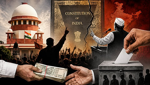 जनादेशाचा बाजार, संविधानावर घाव