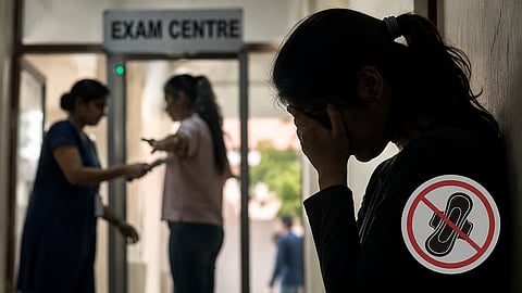 सॅनिटरी पॅड तपासण्यासाठी पॅन्ट खाली करण्यास सांगितले; NEET पुनर्परीक्षेनंतर विद्यार्थिनीची संतप्त पोस्ट