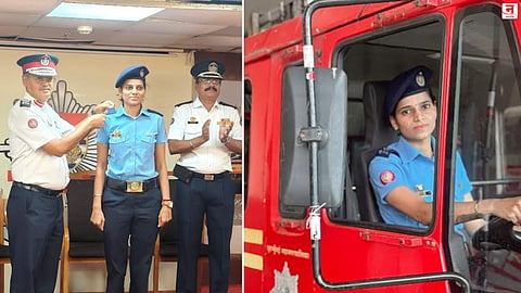 प्रथमच 'फायर इंजिन'चे स्टेअरिंग महिलेच्या हाती; आत्मविश्वास असेल तर अशक्य ही शक्य - पल्लवी पाटील यांचा विश्वास