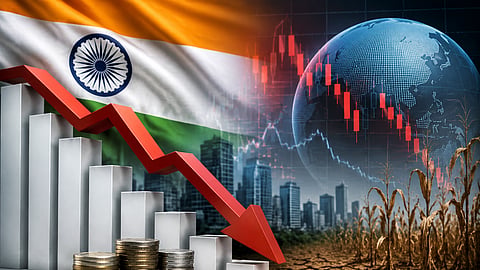 GDP यंदा घसरणार? कमी पावसाचा फटका बसणार; जागतिक मंदीचेही सावट राहणार