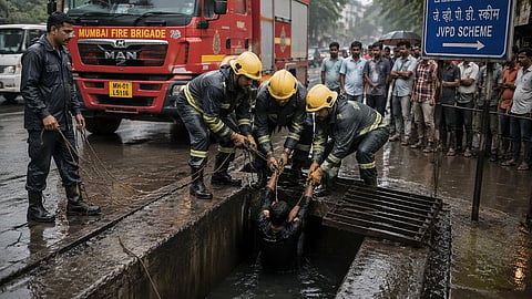 Mumbai : जुहू येथे नाल्यात पडून तरुणाचा मृत्यू