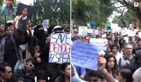 मुंबईत दुसऱ्या दिवशीही जोरदार निदर्शने; आतापर्यंत ९०० जणांवर गुन्हे, ठाकरे गट कायदेशीर मदत देणार