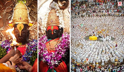 Ashadhi Ekadashi 2026 : पंढरीच्या वाटेवर लाखो माऊली; विठ्ठल नामाने महाराष्ट्र दुमदुमला