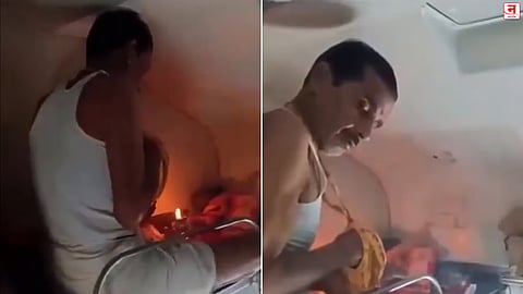 रेल्वेच्या AC डब्यात चक्क दिवा लावून पूजा; प्रवाशाचा VIDEO चर्चेत; अशी चूक करू नका; प्रवासात 'या' वस्तू आहेत बॅन!