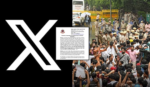 CJP Protest : 'आक्षेपार्ह पोस्ट हटवा'; दिल्ली पोलिसांची X ला नोटीस