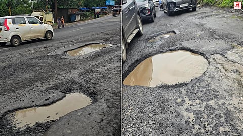 ठाणे-घोडबंदर मार्गावरील खराब रस्त्यांची दखल; पालिकेला वाहतूक विभागाची नोटीस, काशिमीरा शाखेची कारवाई