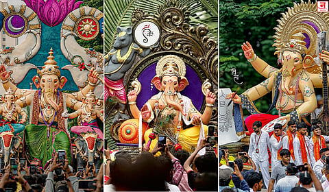 Mumbai Ganesh Aagman 2026 : बाप्पाच्या आगमनाला सुरुवात! लालबाग-परळमध्ये जल्लोष; अनेक मूर्ती गुजरातकडे रवाना, VIDEO