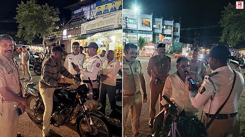 आखाडीच्या पार्श्वभूमीवर कराडमध्ये विशेष नाकाबंदी; मद्यधुंद अवस्थेतील १५ जणांवर कारवाई