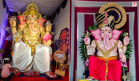 गिरगावच्या राजाचा पर्यावरणपूरक गणेशोत्सव; गणेश मूर्ती २४ फूट उंच; पण शाडूच्या मातीचीच, राजाचा अनेक पुरस्कारांनी झालाय सन्मान