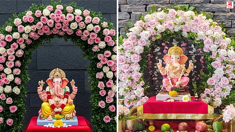 गणेशोत्सवात सजावटीचा नवा ट्रेंड; यंदा LED, इको-फ्रेंडली मखर अन् कृत्रिम फुलांना पसंती