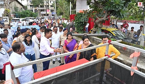Mumbai : गणेशोत्सवासाठी BMC सज्ज; महापौर, उपमहापौरांकडून विसर्जनस्थळांची पाहणी