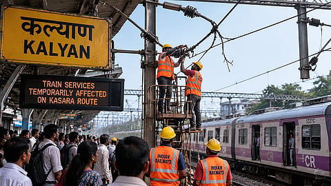 Central Railway : कसारा मार्गावरील वाहतूक ४५ मिनिटे विस्कळीत