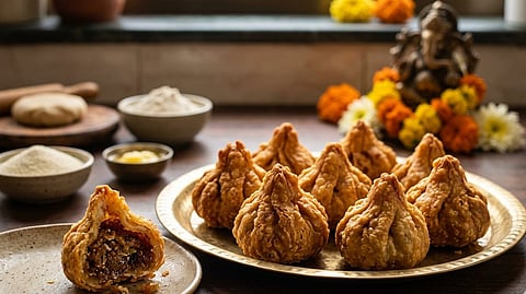 Ganeshotsav 2026 : तळलेले मोदक २ दिवस राहतील कुरकुरीत; पिठात मिसळा हा १ पदार्थ