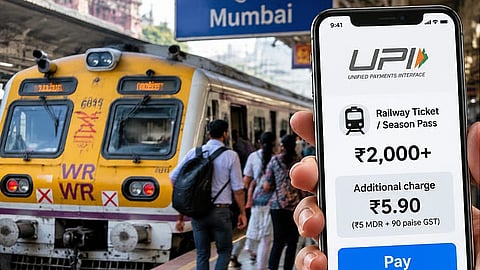 UPI तिकीट, पास खरेदीवर प्रवाशांना भुर्दंड; ५.९० रुपये अधिक मोजावे लागणार