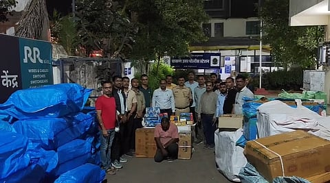 समृद्धी ते पुणे ६ तासांच्या पाठलागाचा थरार; १.१३ कोटींचा गुटखा जप्त