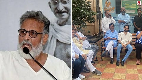 Mumbai : तुषार गांधींसाठी ठाकरे गटाचा पोलीस ठाण्याबाहेर ठिय्या; आदित्य ठाकरे, संजय राऊत यांच्यासह शिवसैनिकांची धाव