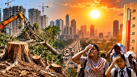 भ्रष्ट कारभाराने निसर्गाची कत्तल; ठाणेकर उकाड्यात, यंत्रणा एसीत सुस्त, पारा ३८ अंशांवर; मध्यरात्रीही उष्णतेचा तडाखा