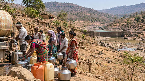 मुरबाडकरांवर पाणीटंचाईचे संकट; धरणे, नद्या आणि बंधारे असूनही पाणीसाठा कमी