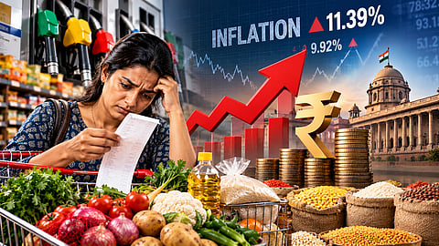 महागाईचा आगडोंब! सप्टेंबरमध्ये नवीन मालिकेतील चलनवाढीचा उच्चांकी दर