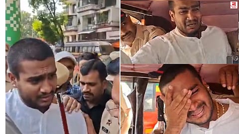 पूर्णेकर हत्याकांडावरून तणाव; एकनाथ शिंदेंच्या निवासस्थानाबाहेर आंदोलनाचा प्रयत्न, राम पूर्णेकरांना पोलिसांनी घेतले ताब्यात