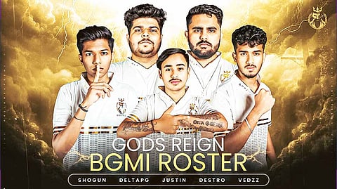 Gods Reign Announced Its Official BGMI Roster