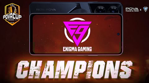Enigma Gaming Emerged Winner At Pova Cup Season 4 BGMI
