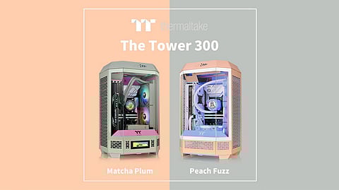Thermaltake Expands The Tower 300 Range with Vibrant Matcha Plum and Peach Fuzz Finishes