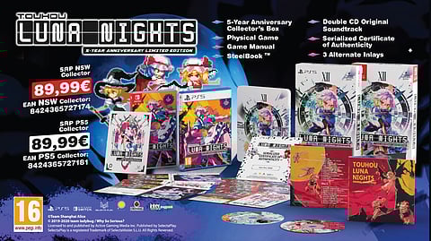 SelectaPlay Confirms Physical Release of Touhou Luna Nights for March 2025 on Consoles