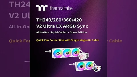 Thermaltake’s New Snow Edition AIO Liquid Cooler Brings Elegance to All-White PC Builds