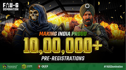 FAU-G: Domination Smashes Records with 1 Million+ Pre-Registrations in Just 3 Weeks