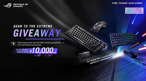 ASUS ROG Launches "Gear to the Extreme" Global Giveaway for Gamers