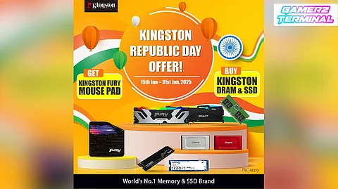 Kingston Offers Free FURY Mouse Pad with DRAM and SSD Purchases This Republic Day