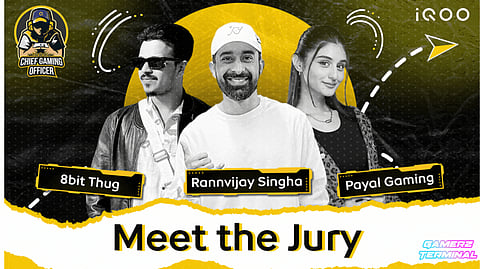 iQOO Names Rannvijay Singha, 8bit Thug & Payal Gaming as Jury for Chief Gaming Officer