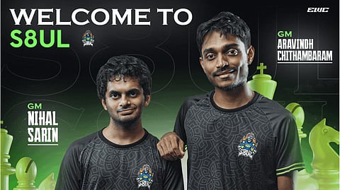 S8UL Signs Chess Grandmasters Nihal Sarin & Aravindh Chithambaram for Esports World Cup 2025