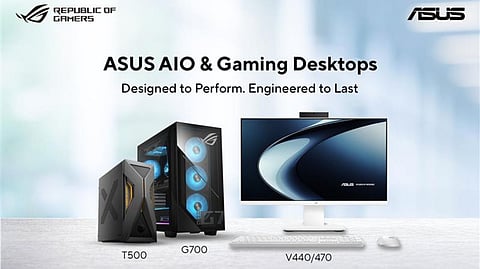 ASUS Launches New Desktop and All-in-One PCs for Homes, Offices, and Gamers