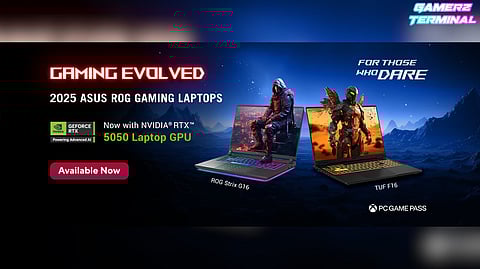 ASUS Launches TUF Gaming F16 and ROG Strix G16 with Latest RTX 5050 GPU
