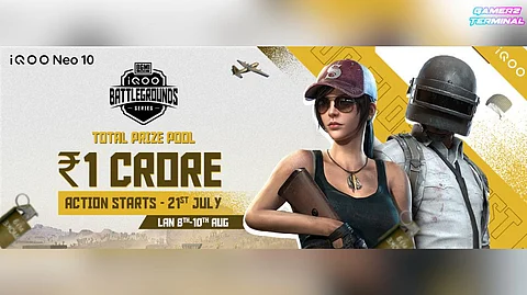 iQOO Battlegrounds Series Set to Kick Off on July 21 with ₹1 Crore Prize Pool